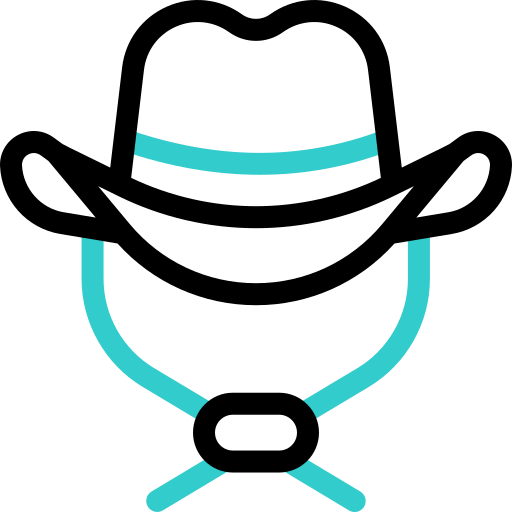 sombrero de vaquero icono gratis