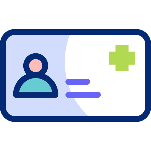 tarjeta médica icono gratis