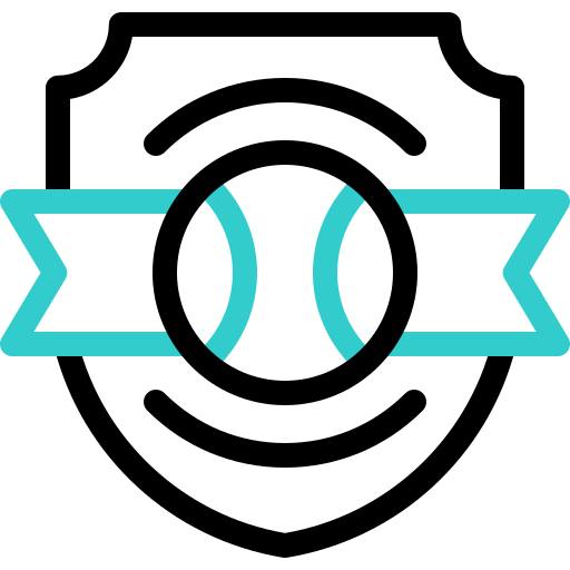 insignia de tenis icono gratis