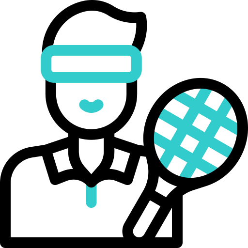 jugador de tenis icono gratis