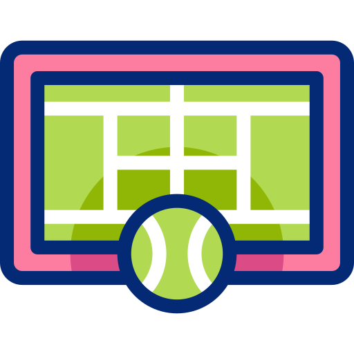 pista de tenis icono gratis