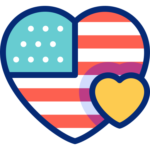 bandera estadounidense icono gratis