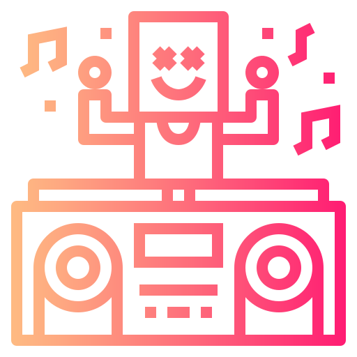DJ free icon DJ free icon