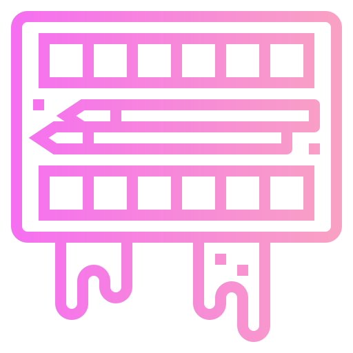 Pintura paleta icono gratis