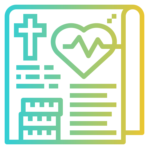 historial médico icono gratis