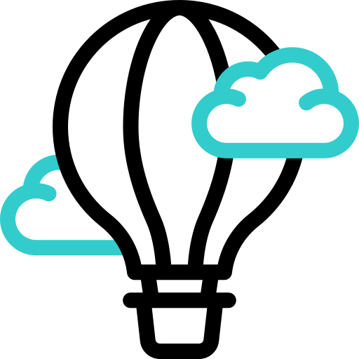 globo aerostático icono gratis