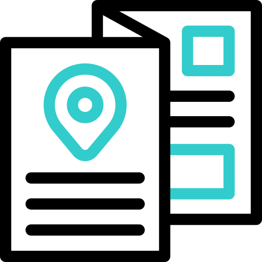 folleto icono gratis