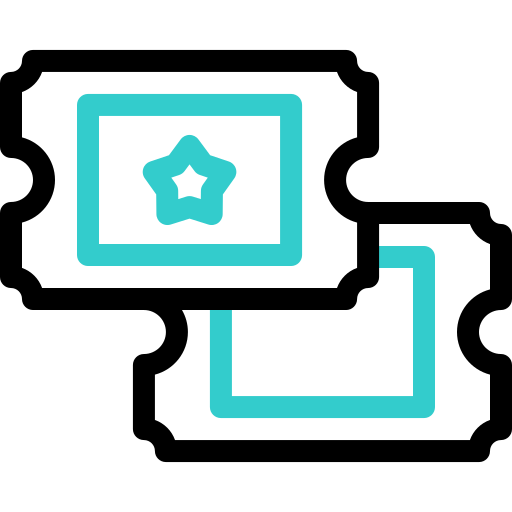 entradas icono gratis