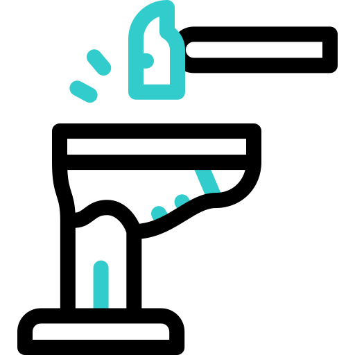 fabricación de calzado icono gratis