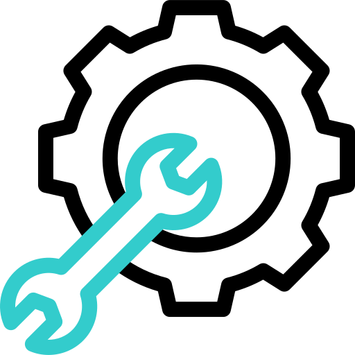 clé à engrenage Icône gratuit