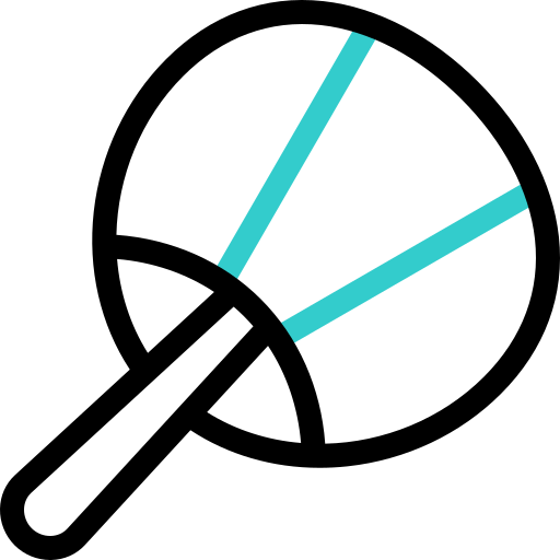 abanico de mano icono gratis