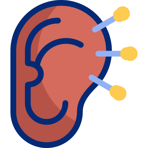 acupuntura auricular icono gratis