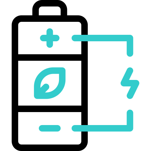 batería ecológica icono gratis