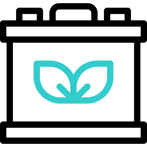 batería ecológica icono gratis