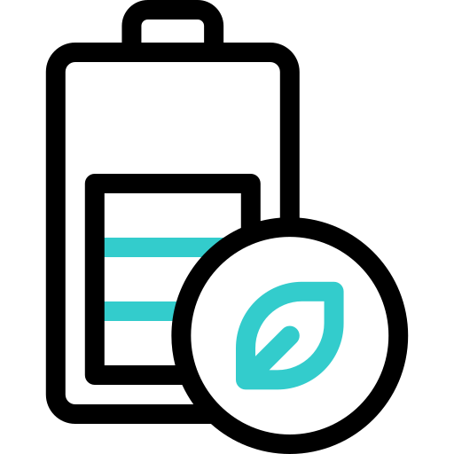 batería ecológica icono gratis