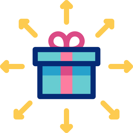 Распределение бесплатно иконка