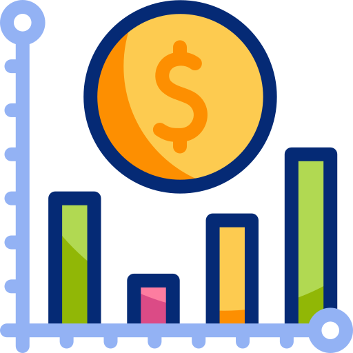 Financial data free icon