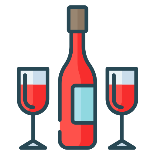vino icono gratis