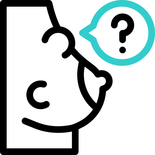 bulto en el pecho icono gratis