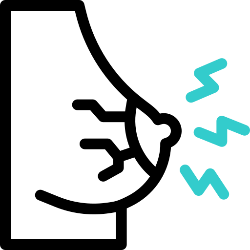 dolor de mama icono gratis