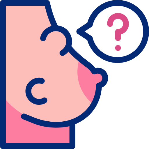 bulto en el pecho icono gratis