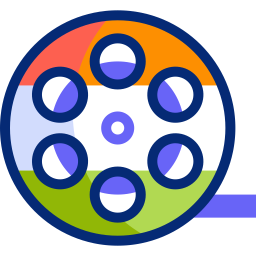 rollo de película icono gratis