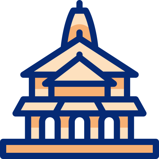 templo hindú icono gratis