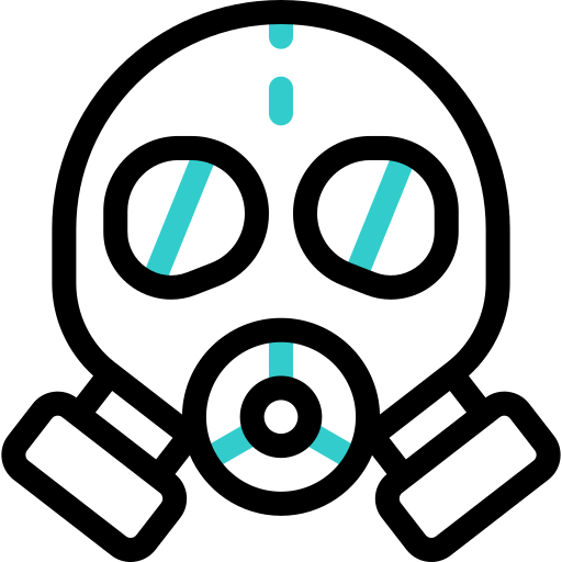 careta antigás icono gratis