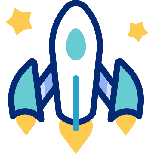 Rocket ship free icon