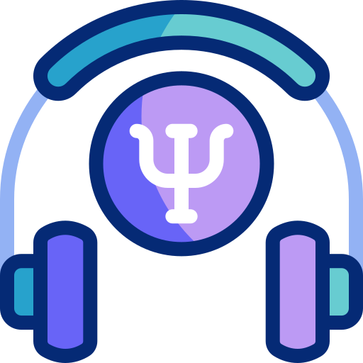 psicología de los auriculares icono gratis