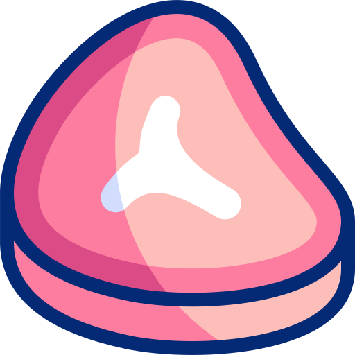 carne de bistec icono gratis