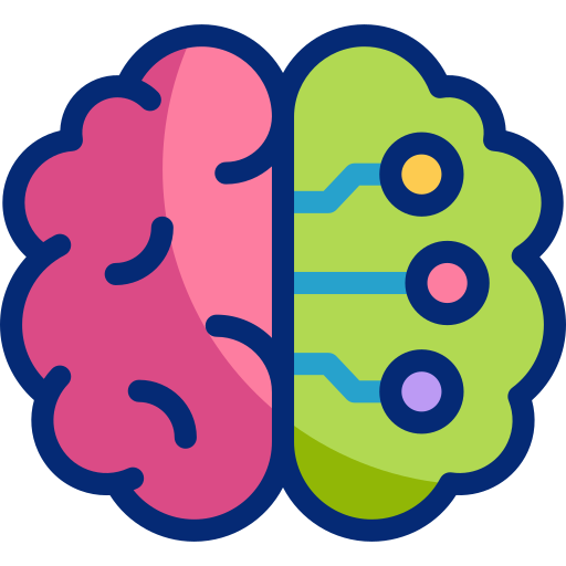 cerebro humano icono gratis