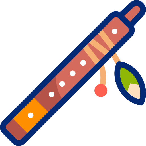 flauta nativa americana icono gratis