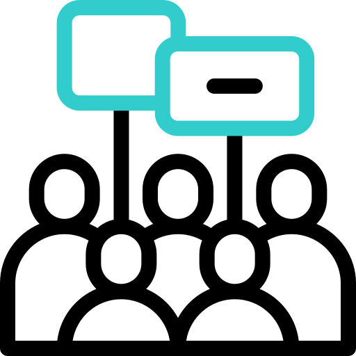 Protesters free icon