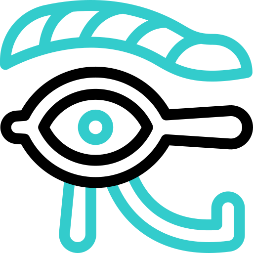 Œil d'horus Icône gratuit