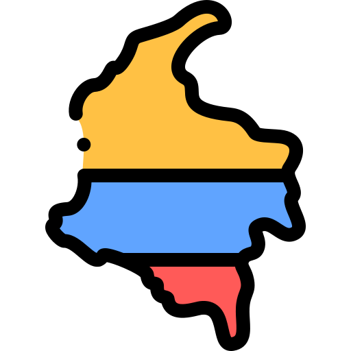Colombia - Iconos gratis de mapas y ubicación