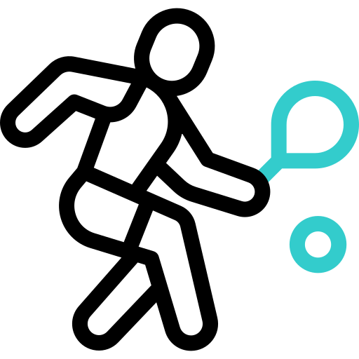 jugador de tenis icono gratis