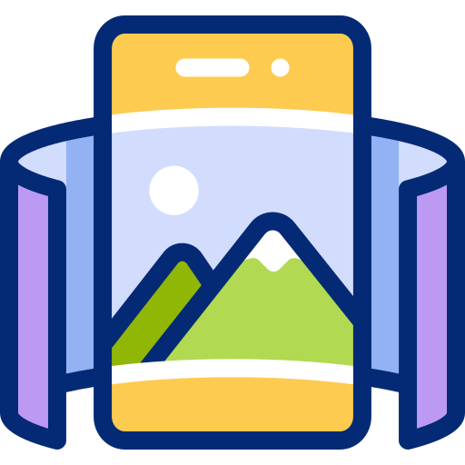 visita virtual icono gratis