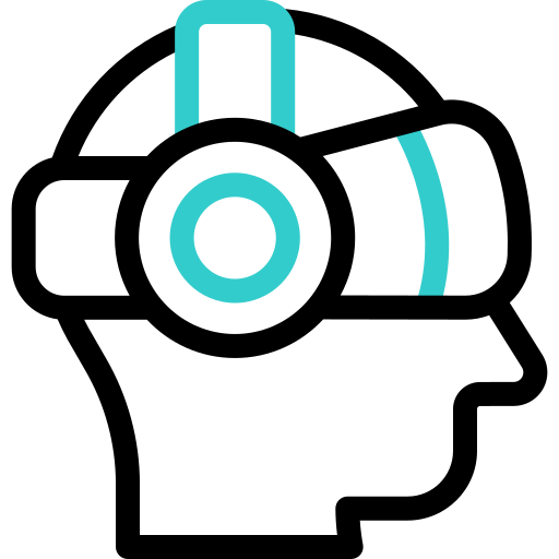 auriculares de realidad virtual icono gratis