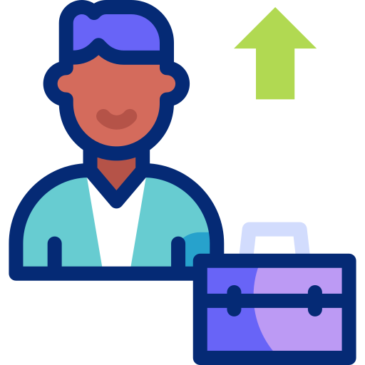 carrera de la persona icono gratis