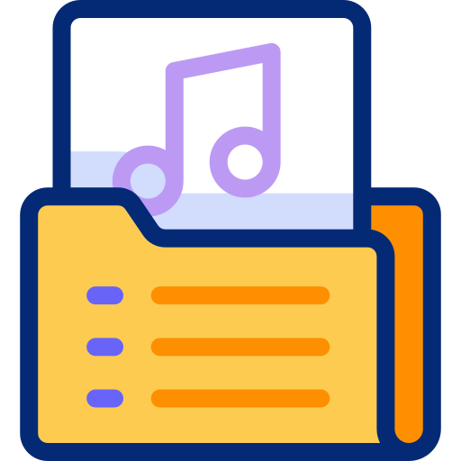 Music folder free icon