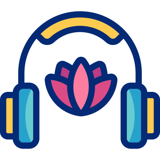 auriculares lotus icono gratis