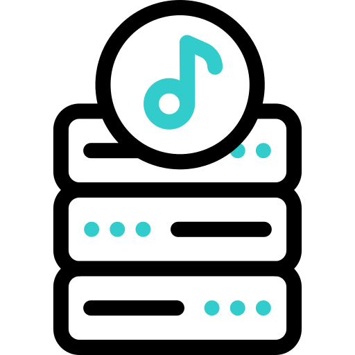 Music server free icon