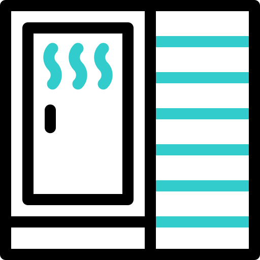 puerta de sauna icono gratis