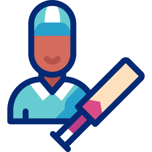 joueur de cricket Icône gratuit