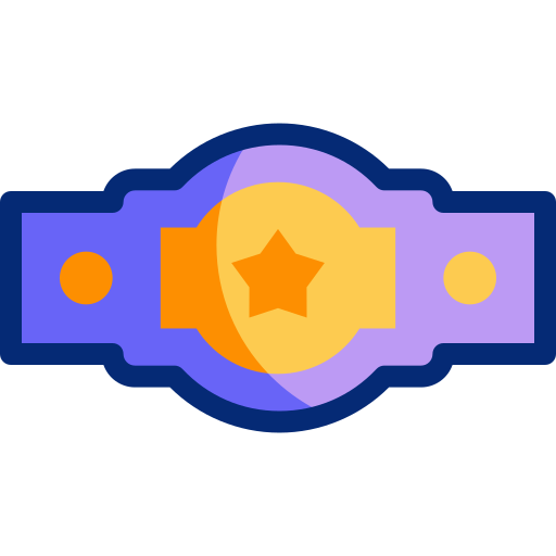 cinturón de campeonato icono gratis