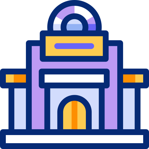 Casino building free icon