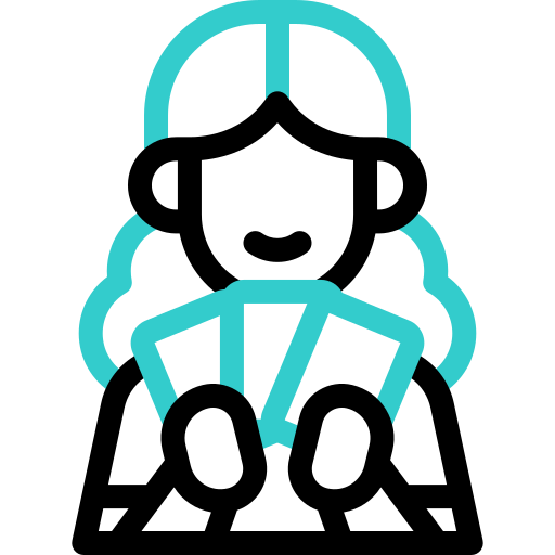 mujer jugando a las cartas icono gratis