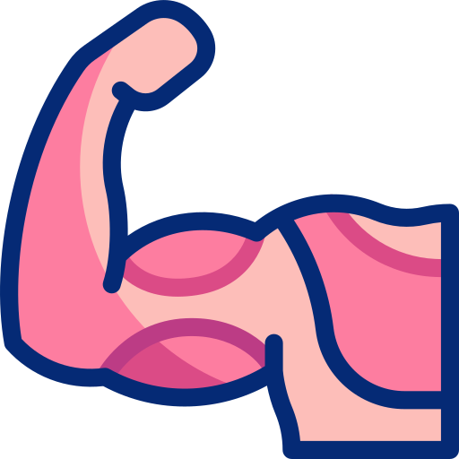 Arm muscle free icon