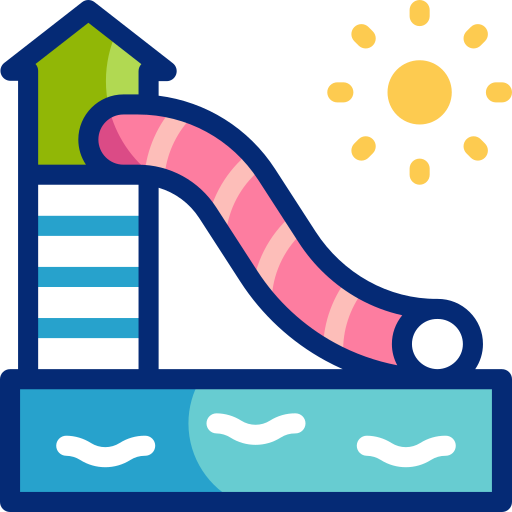 Water slide free icon